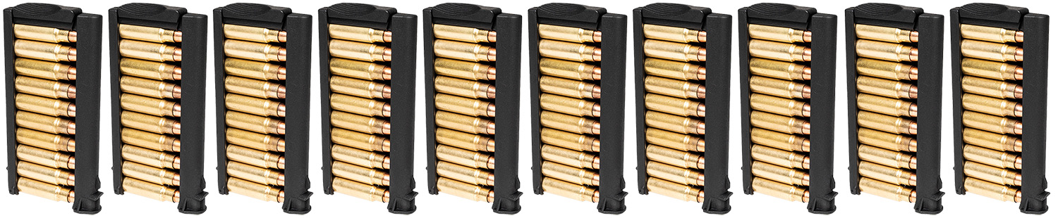 KelTec PR-5.7 5.7 x 28mm 10-Round Stripper Clips, Black Polymer (10 Pack)