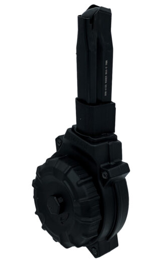 ProMag DRMA100 9mm 50-Round Drum Magazine for Ruger Max-9, Black Polymer