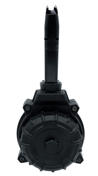 ProMag DRMA73 9mm Drum Magazine, 50 Rounds, Black Polymer