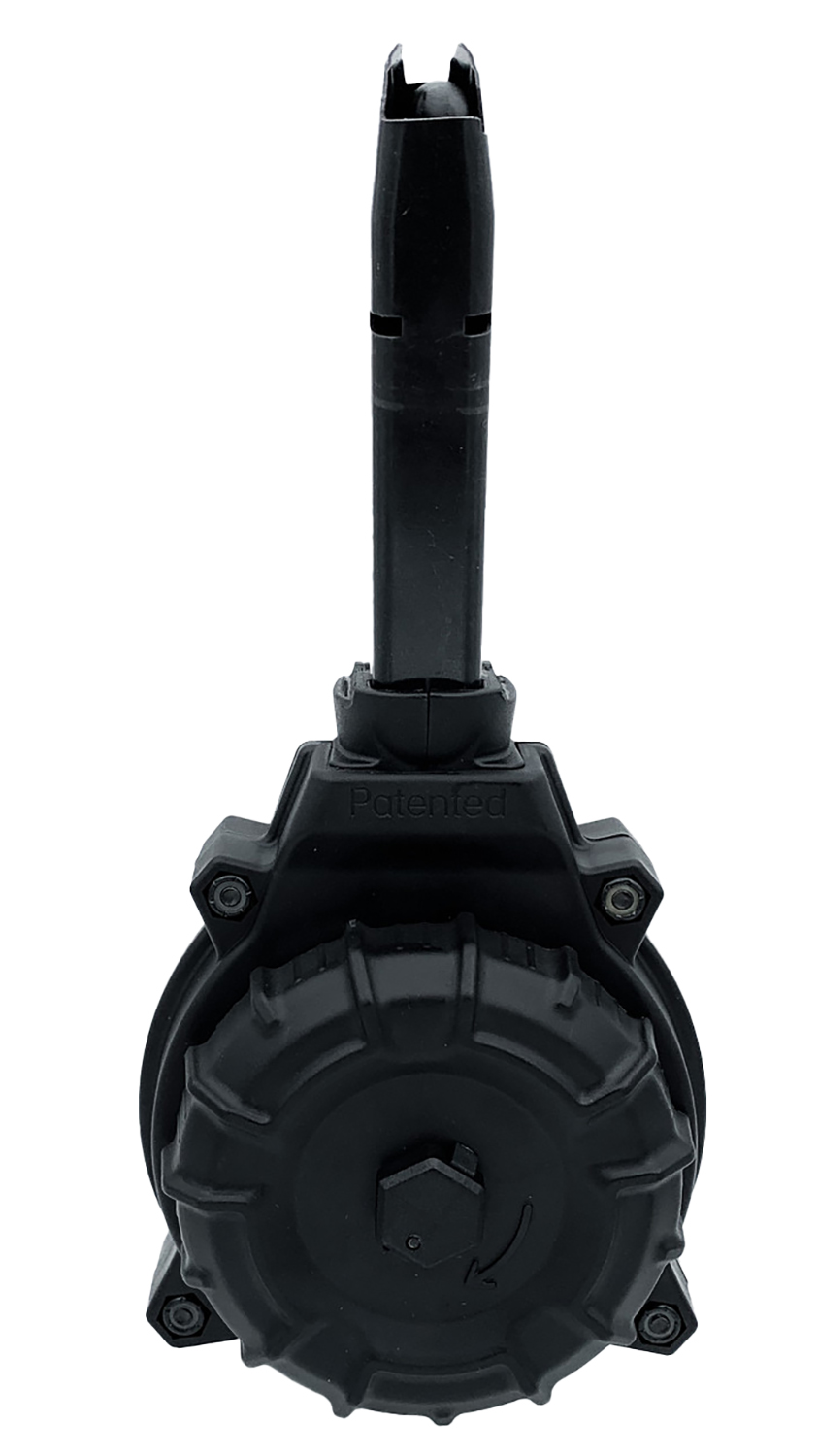 ProMag DRMA73 9mm Drum Magazine, 50 Rounds, Black Polymer