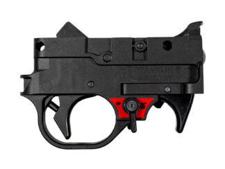 Franklin Armory 0250041BLK   Black Curved Trigger Drop-In Fits Ruger 10/22