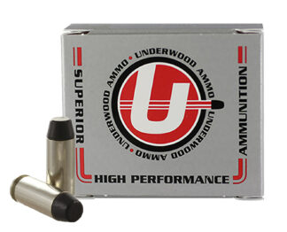 Underwood Ammo 10mm Auto 220 gr Hard Cast Flat Nose, 20 Rounds