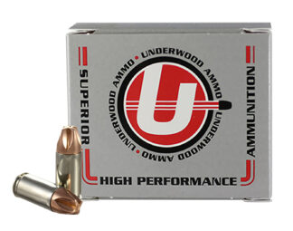Underwood Ammo 815 Xtreme Defense 9mm 90-Grain Solid Monolithic (20 Rounds)