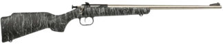 Davey Crickett Crickett Gen2 Youth .22 LR Single Shot 16.125" Barrel Stainless Black/White Synthetic Stock