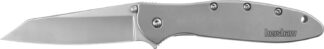 Kershaw 1660R Leek Random 3 in Reverse Tanto Folding Blade Knife, 14C28N Stainless, Bead Blasted