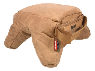 Birchwood Casey Steady-Shot Echo Shooting Bag with Waxed Canvas, Tan, Polymer Fill