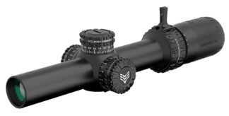 Swampfox Optics ARH11024GM Arrowhead  Black 1-10x24mm 30mm Tube Guerrilla Dot MOA Green Reticle