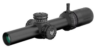 Swamp Fox Arrowhead ARH11024RL 1-10x24mm LPVO 30mm Tube Guerrilla Dot MIL Red Reticle