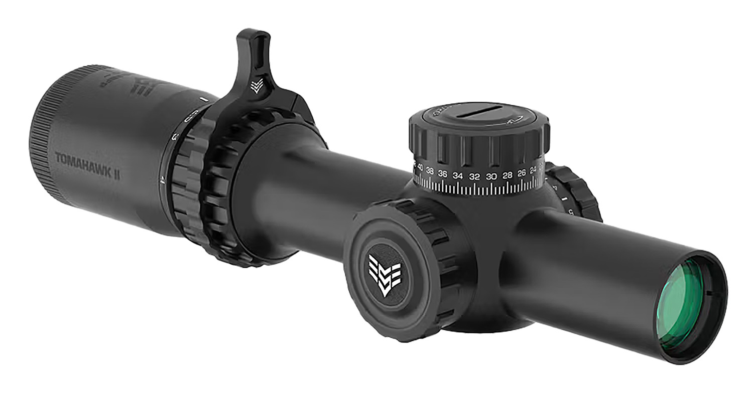 Swamp Fox Tomahawk II 1-6x24mm LPVO Scope, BDC Red Reticle, Black 30mm Tube