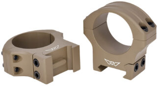 Warne HyperLite 1 in Scope Rings, Picatinny/Weaver Mounts, Dark Earth