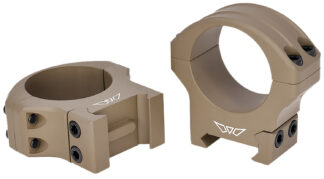 Warne 8520DE HyperLite Dark Earth Cerakote MagnaFusion Alloy 34mm Tube Maxima/Weaver/Picatinny