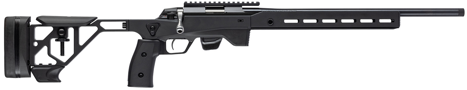 Tikka JRT1XATB30920 T1X Ace Target 17 HMR 10+1 20" Black Anodized Threaded Barrel, Picatinny Rail Receiver, ARCA/M-LOK Handguards, Black Adjustable Aluminum Stock, Black Polymer Grips