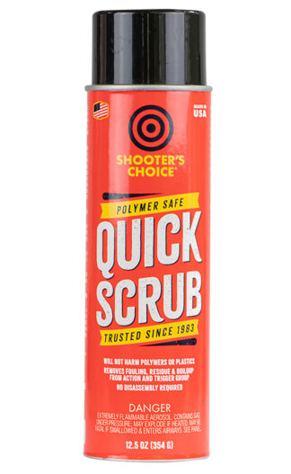 Shooters Choice PSQ Polymer Safe Quick Scrub Degreaser, 12 oz Aerosol Can