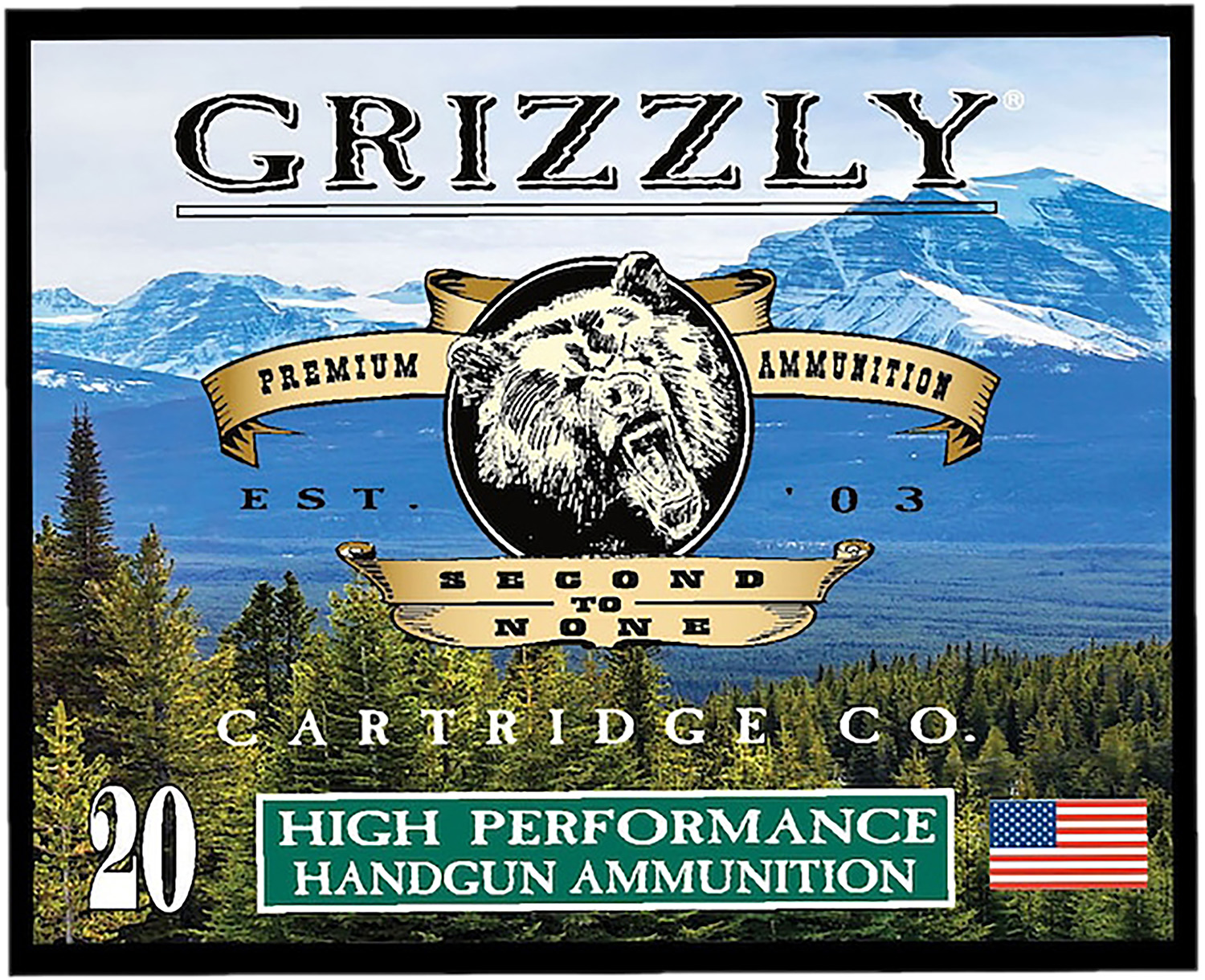 Grizzly Ammo GC38SP9 .38 Special 148 Gr FMJ Flat Point 20 Rounds