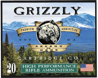 Grizzly Ammo GC357S3 .357 Sig 125gr Full Metal Jacket Flat Point (FMJ-FP), 20 Rounds