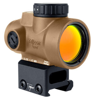 Trijicon MRO SD 1x25mm 2 MOA Green Dot Coyote Tan with Full Co-Witness Mount
