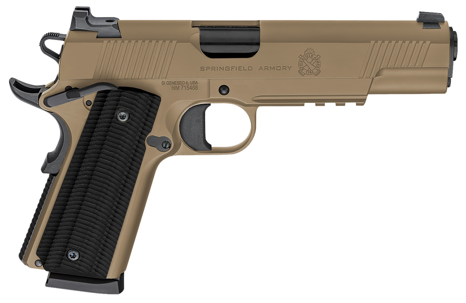 Springfield Armory Operator 1911 FDE, 5 in Barrel, 8+1 Rounds, Optic Ready