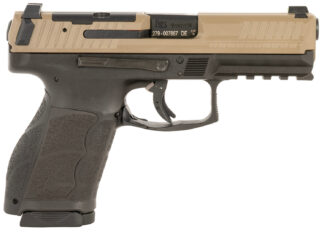 Heckler & Koch VP9F 9mm 20+1 Optic Ready Serrated Slide FDE/Brown Polymer Frame