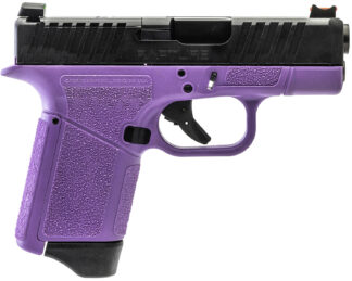 GForce Arms Rapture GF932512PUB 9mm Semi-Auto Sub-Compact Pistol, 3.25 in, 12+1, Purple/Black