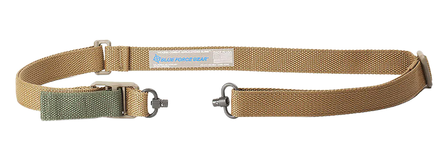 Blue Force Gear Vickers Tactical 2-Point Push Button Sling, Coyote Brown, 36-62 in Length