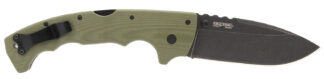 Cold Steel 5-Max Folding Drop Point Knife, 5 in S35VN Blade, Stonewashed