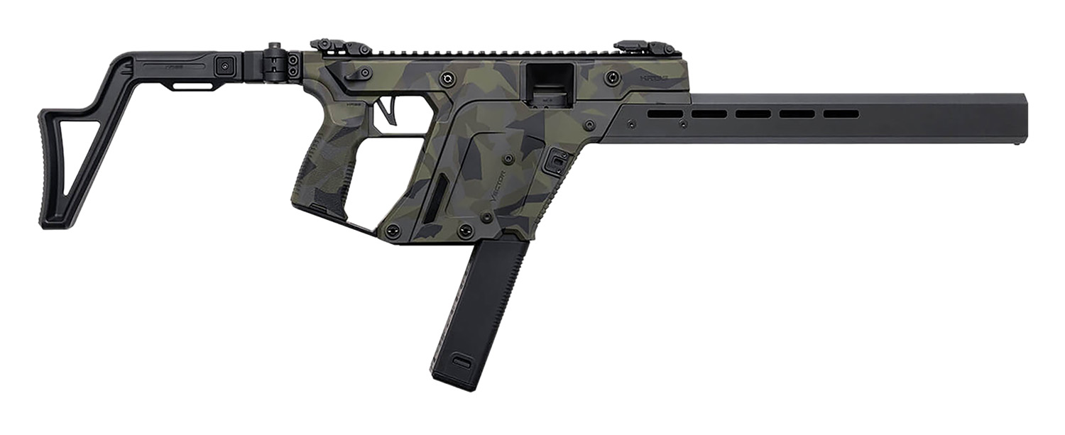KRISS Vector CRB G3 9mm 16 in 40+1 Rounds Woodland Delta Black Nitride
