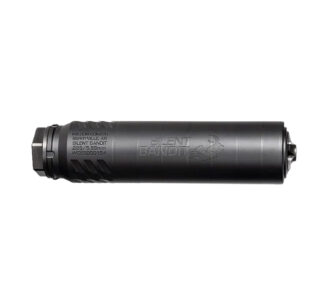 Wilson Combat Silent Bandit 6.8mm Suppressor, .277 in Diameter, Black Nitride, 5/8x24