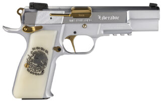 EAA Girsan MCP 35 Liberador 9mm Luger OPS Semi-Auto, Accessory Rail, Gold Controls, Pearl Grips