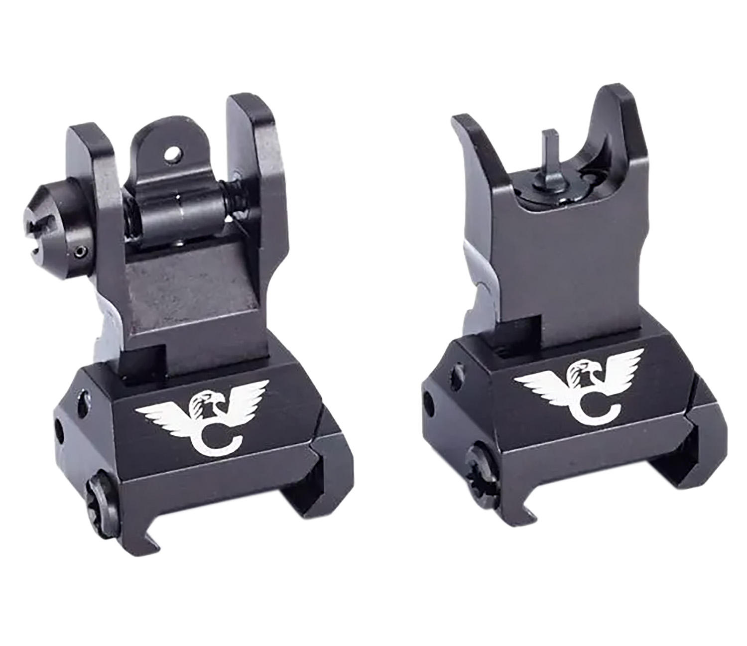 Wilson Combat TR-BUS Folding Manual Deploy Backup Sight Set