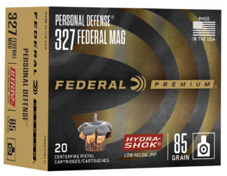 Federal Ammunition PD327HS1H Hydra-Shok 327 Federal Magnum 85 Grain JHP