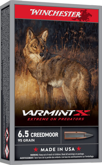 Winchester Varmint X 6.5 Creedmoor 95 gr Polymer-Tipped 20 Rounds