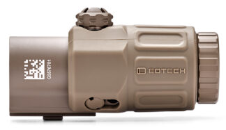 EOTech G33 3x Magnifier, Tan/FDE, Adjustable Diopter