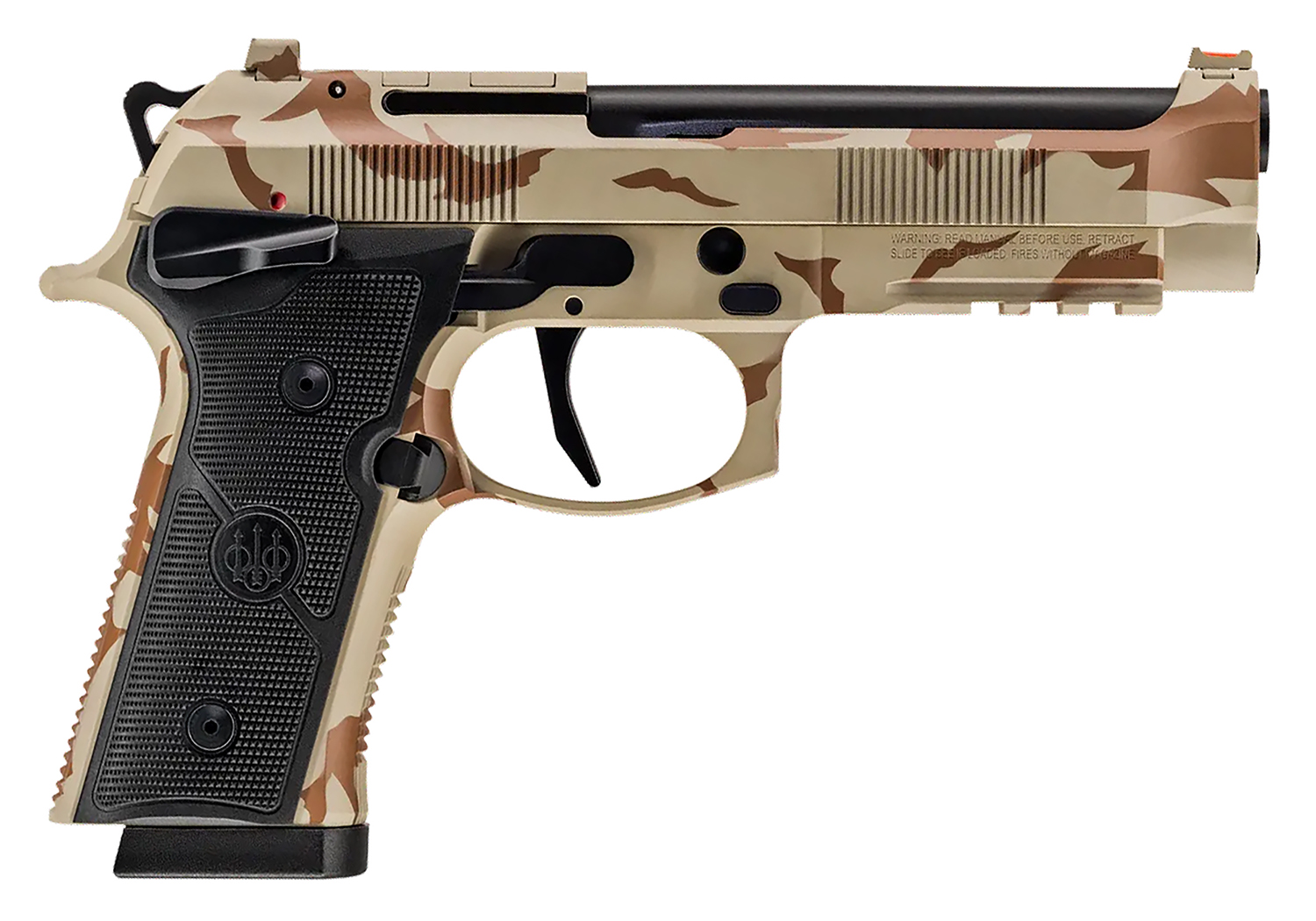 Beretta 92XI Combat 9mm SAO Semi-Auto Pistol, 4.7 in Barrel, 10+1 Rounds