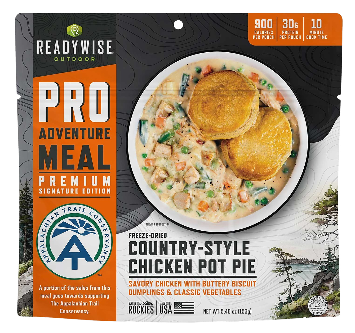 Wise Foods RW05407 Pro Meal Chicken Pot Pie, 2 Servings