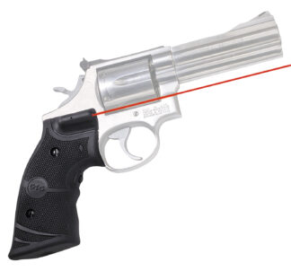 Crimson Trace 011290 Lasergrips Fits S&W K & L Frames Round Butt, Red Laser 633nM Wavelength 5mW Output, Black Polymer