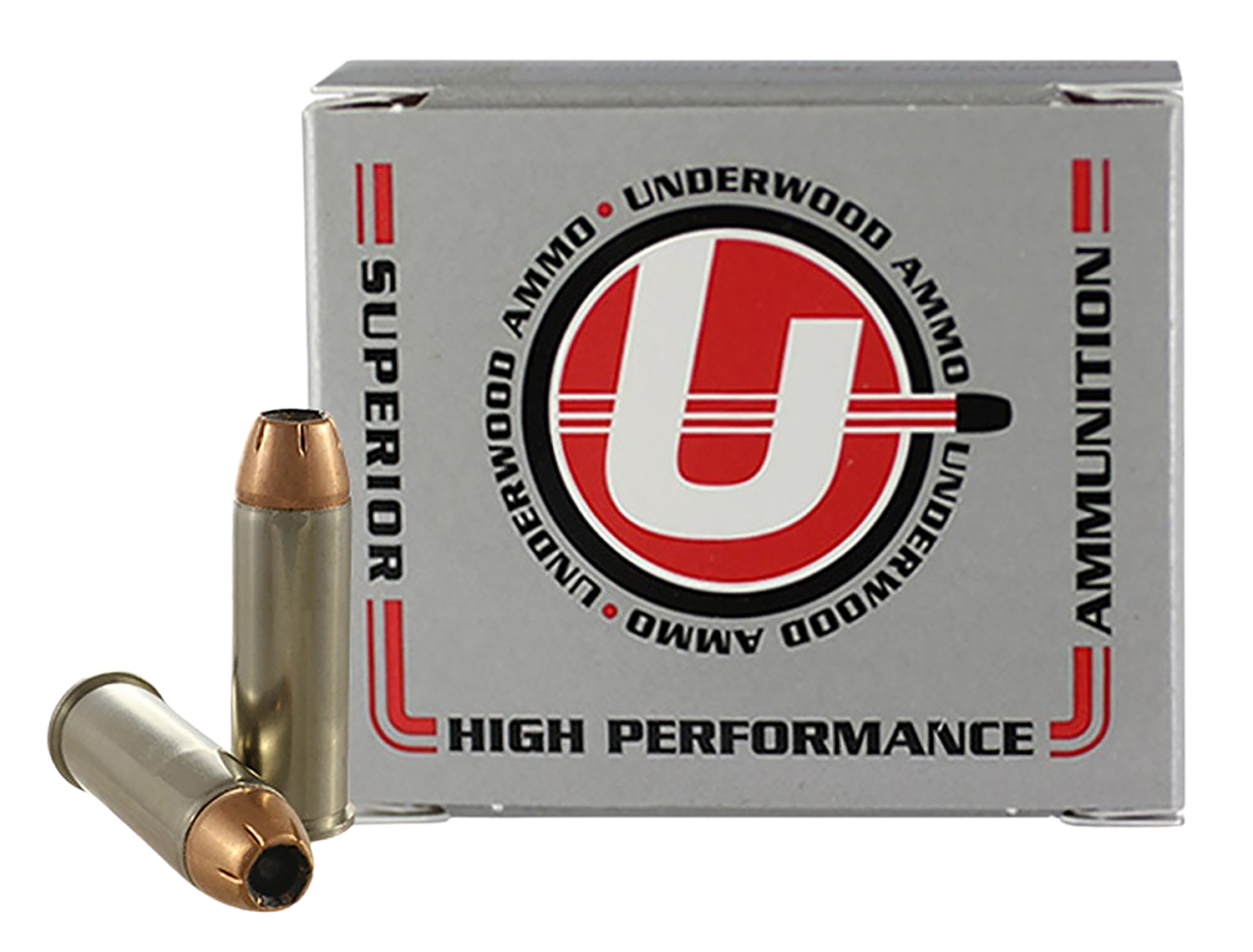 Underwood Ammo 327 XTP 44 Magnum 240 gr JHP, Nickel-Plated Brass (20 Rounds)