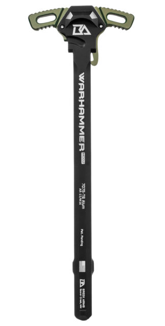 BREEK Warhammer Mod2 Micro Charging Handle, Short, Ambidextrous, OD Green Aluminum