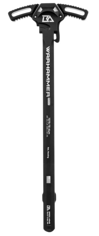 BREEK Warhammer Mod2 Charging Handle for AR10/LR-308, Ambidextrous, Black