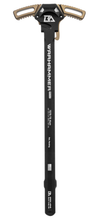 BREEK Warhammer Mod2 Charging Handle, Short, Ambidextrous, FDE 7075-T6 Aluminum