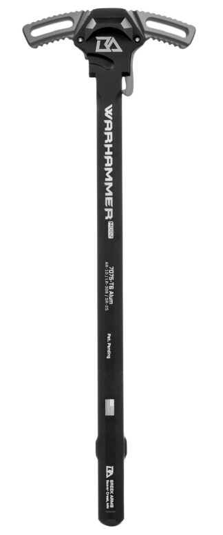 BREEK Warhammer Mod2 Short Ambidextrous Charging Handle for AR-10/LR-308, Gray