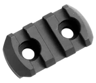 Kinetic Development Group TAP5-101 M-LOK 3-Slot Picatinny Rail, Black Aluminum Alloy