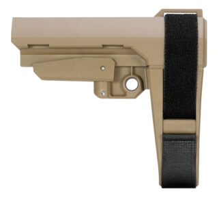 SB Tactical SBA3 5-Position Adjustable Stabilizing Brace for AR, FDE