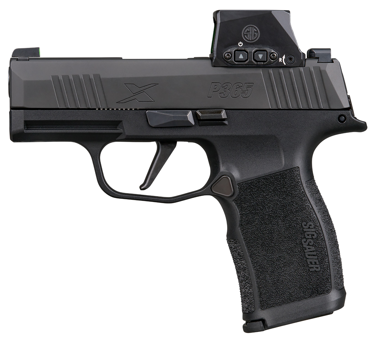 SIG Sauer P365X 9mm, 3.1 in, 12+1 Rounds, Black, Night Sights, Romeo-X SIG-LOC