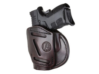 1791 Gunleather 4-Way Holster Signature Brown RH Size 4 for Glock 26/27/29/30/33/39