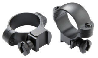 Burris Rimfire Deluxe .22 Rimfire 1 in Medium Dovetail Scope Rings, Black Gloss Steel