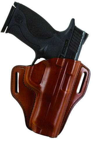 Bianchi 57 Remedy Belt Slide Holster for S&W M&P Shield, Right Hand, Tan Leather