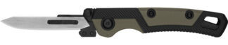 Kershaw Loneroock RBK2 Skinning Knife with Rubber Overmold Handle, Nylon Sheath