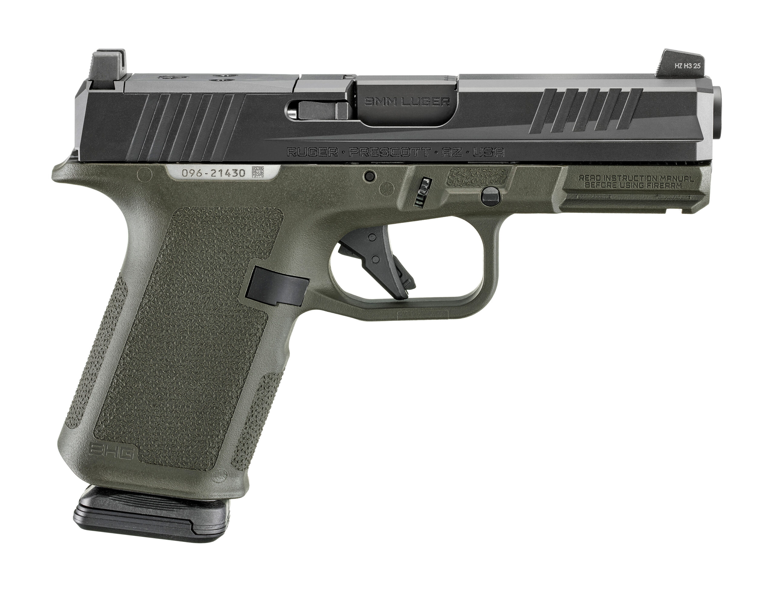 Ruger RXM 9mm 4.5 in Threaded Barrel 15+1 Blk/FDE Optics Ready