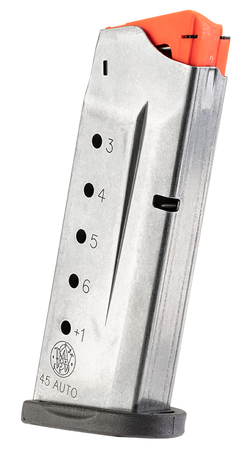 Smith & Wesson M&P Shield 6-Round 45 ACP Stainless Steel Magazine