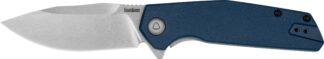 Kershaw Lucid 3.2 in Assisted Folding Knife, Blue/Stonewashed 8Cr13MoV